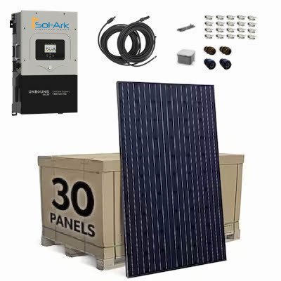Off Grid Sol-Ark System: 30 Panel 11.85 kW