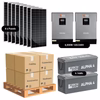1.6kW Off-Grid Solar Kit - Dual Rich Solar 3K Inverters - 5-7kWh Lithium Battery [CORE MAX]