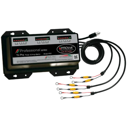 Dual Pro | PS3 3-Bank Marine 45A On Board Charger – Professional Series