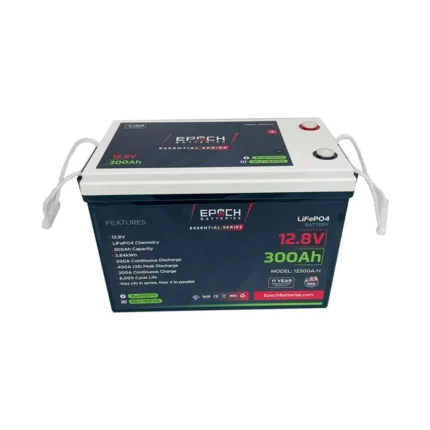Epoch Batteries | 12V 300Ah Essential Series LiFePO4 Battery (3.84kWh)